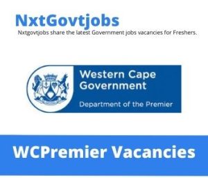 Western Cape Department of Office of the Premier Vacancies 2022 @westerncapegov.erecruit.co