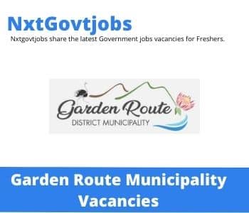 Garden Route Municipality Fleet Clerk Vacancies in George – Deadline 07 July 2023
