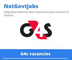 G4s Cash Processing Centre Manager Vacancies in Cape Town – Deadline 27 Dec 2023