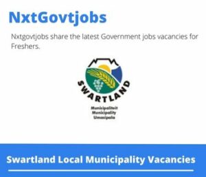 Swartland Municipality Law Enforcement Officer Vacancies in George – Deadline 18 Aug 2023