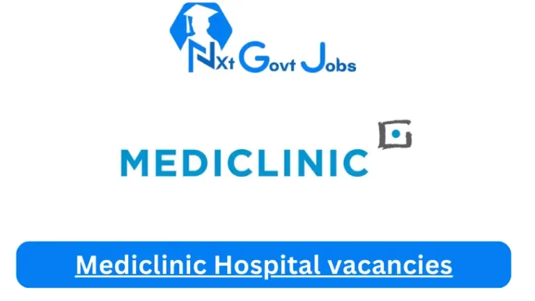 3x New Mediclinic Cape Gate Vacancies 2024 @mediclinic.co.za Career Portal